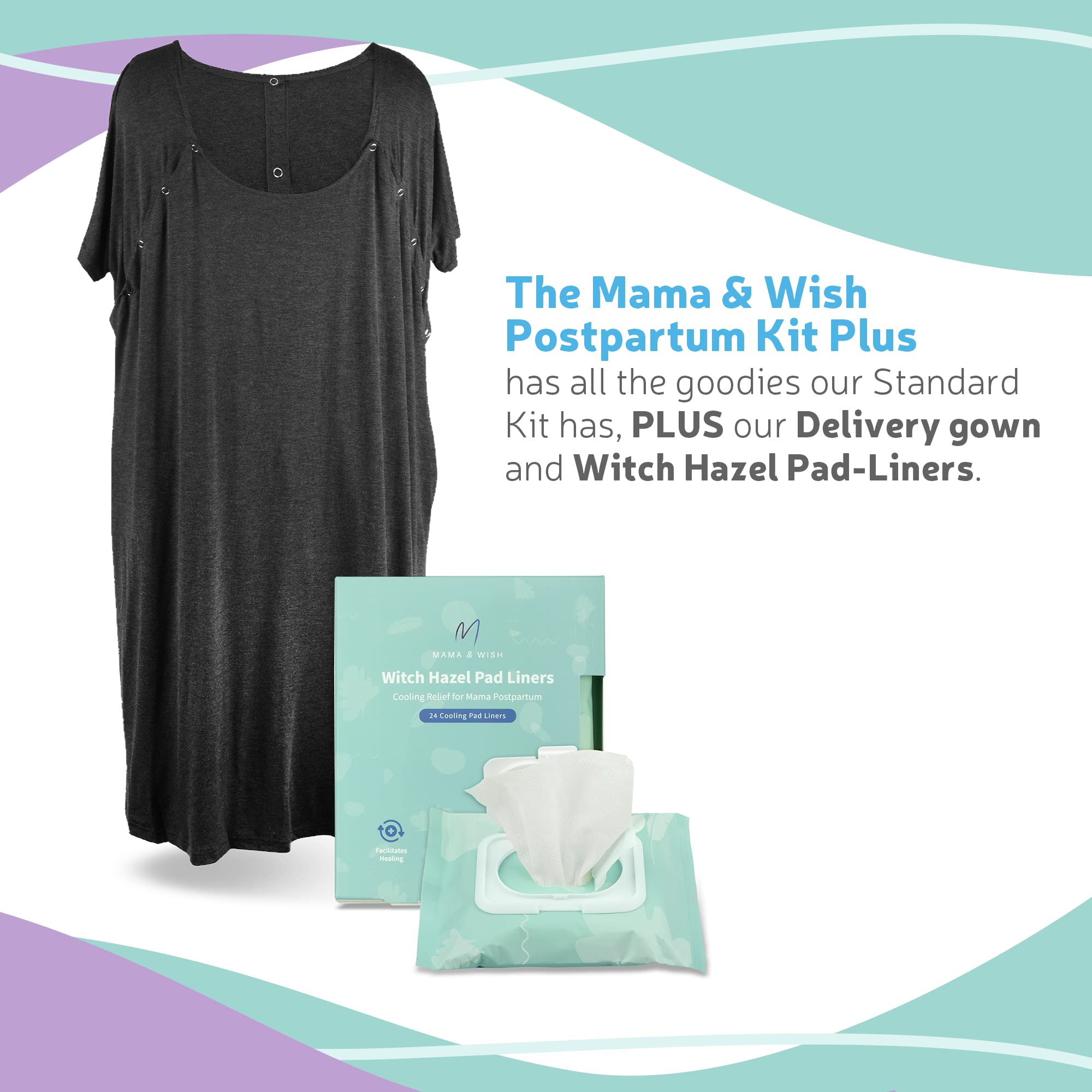 Mama & Wish peri-bottle-collapsible aids gentle cleansing, promoting comfort in recovery.