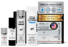 Man Labs Titan Cleanser pump ready for a refreshing morning cleanse that preps skin