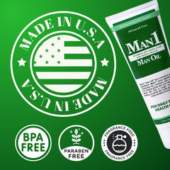 Man1 Man Oil is USA-made and satisfaction guaranteed