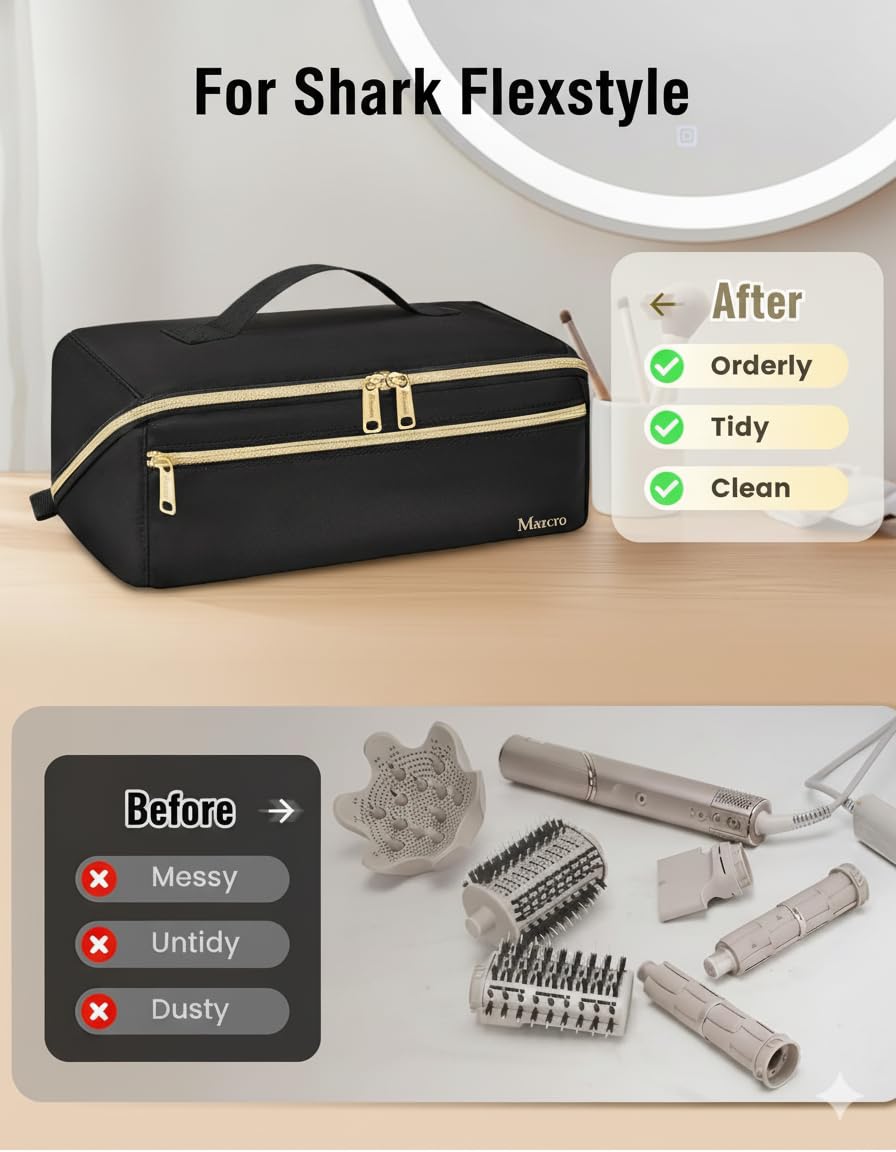 Mancro interior offers large capacity with multiple pockets for organization.