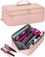 Mancro hot hair tools travel bag with heat-resistant mat keeps tools organized and protected during travel.