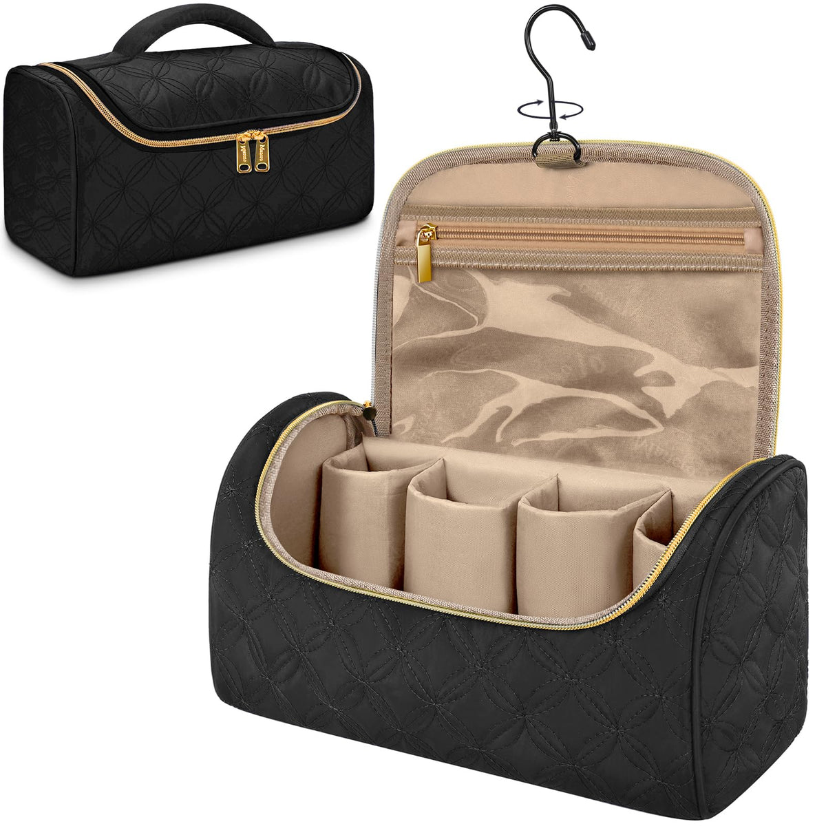 Mancro travel storage case for Dyson Airwrap keeps attachments organized during travel