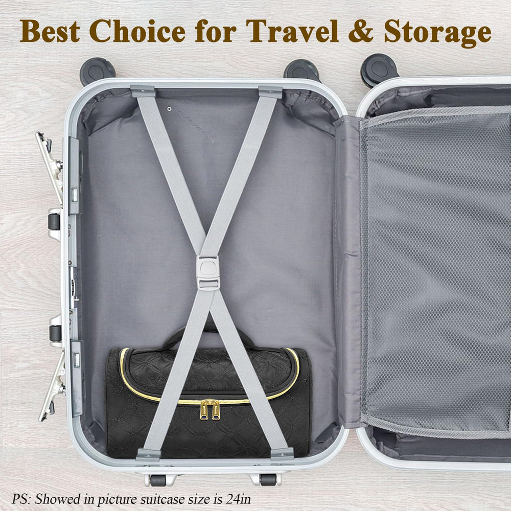 Mancro storage solution shown with a hanging hook for easy access