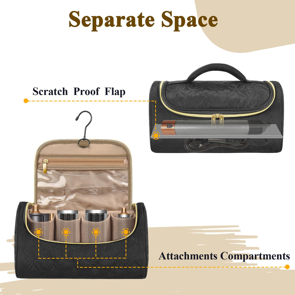 Mancro case includes a separating flap to protect the Airwrap handle