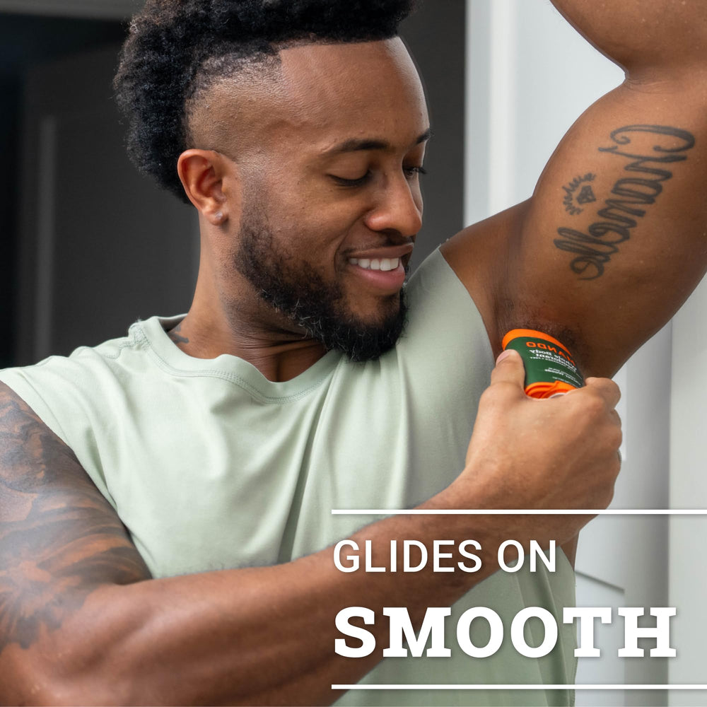 Mando 72-hour odor-control concept graphic illustrating long-lasting protection.