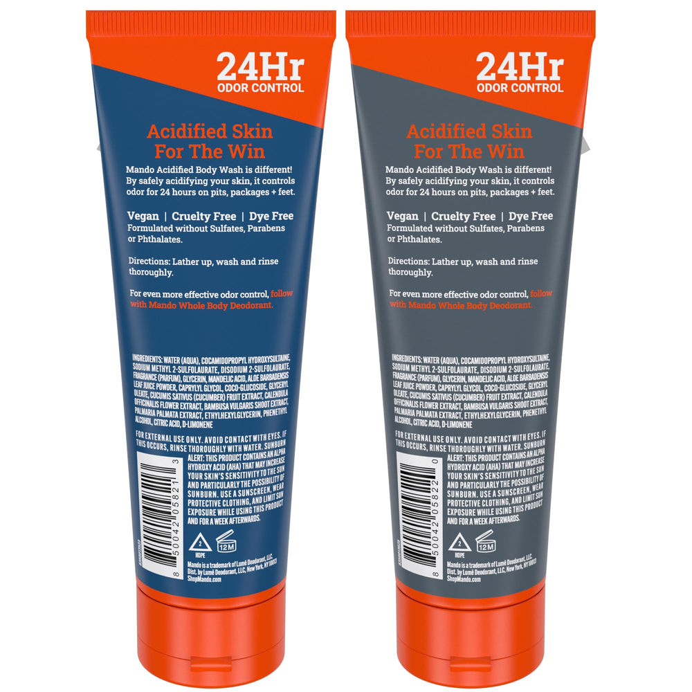 Mando Acidified Body Wash Mt Fuji scent mint-notes highlight refreshing ritual