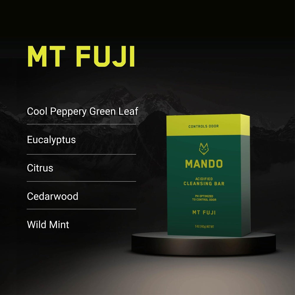 Mando Acidified Cleansing Bar moisturizing effect conveys skin comfort after use.
