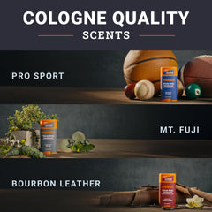 Mando aluminum-free label emphasizing skin-safe odor control.