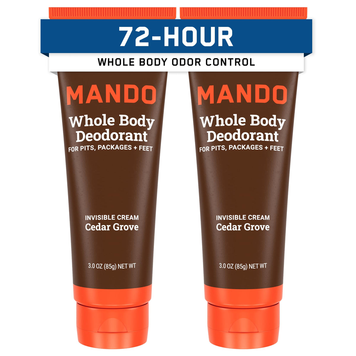 Mando Cedar Grove tubes in a pack of two offer long-lasting odor control.