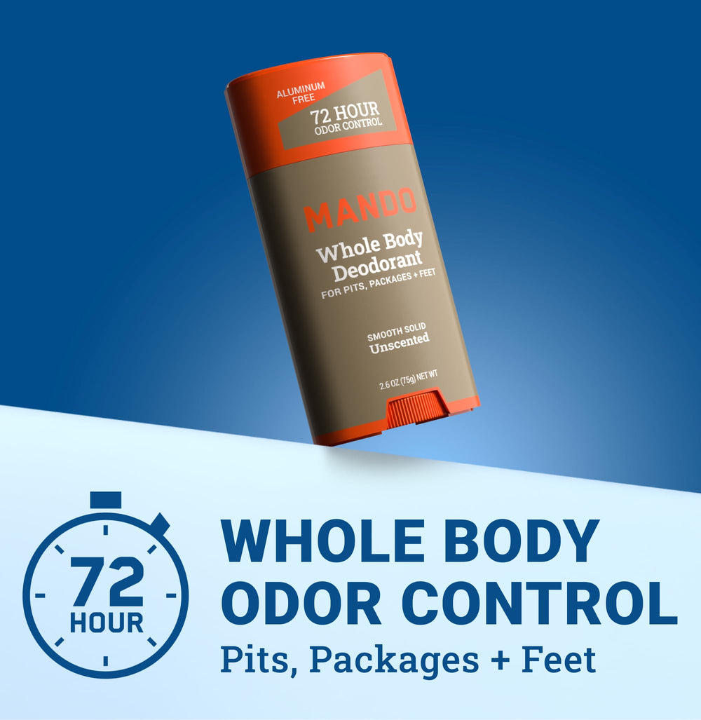 Mando application showing the smooth invisible-cream rub on skin.