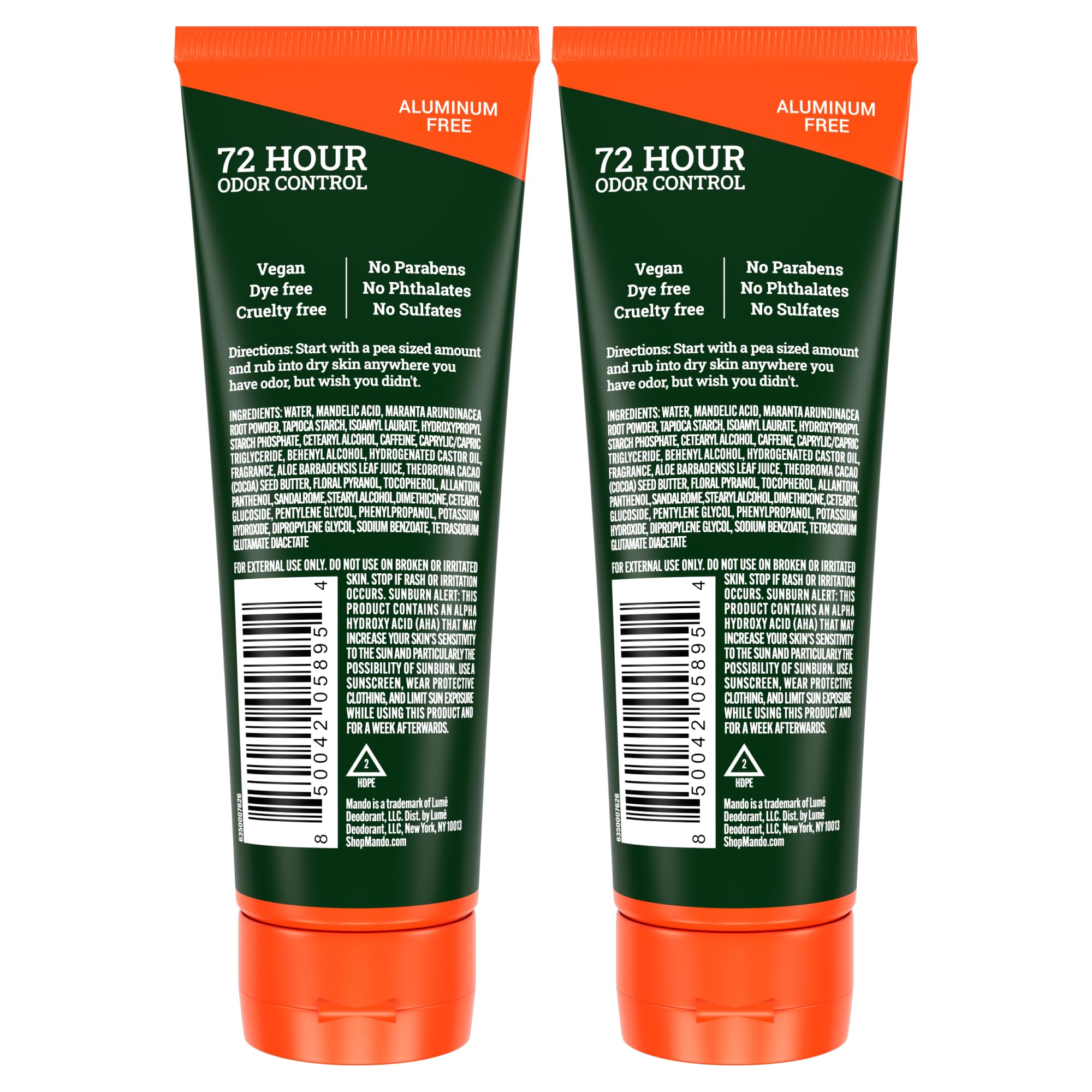 Mando product demonstrates zero-residue application for a clean feel