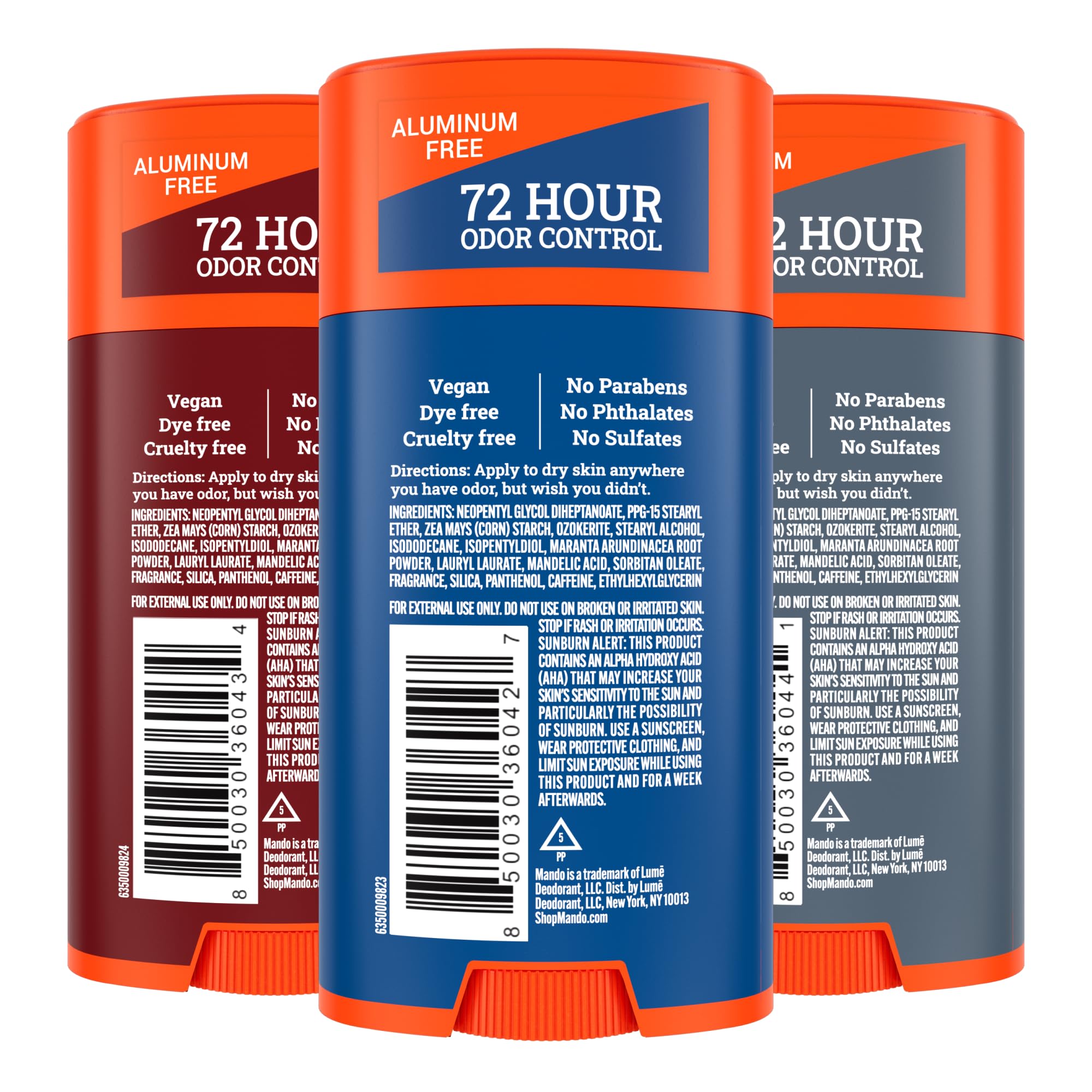 Mando doctor-developed formula underscoring safe external use.