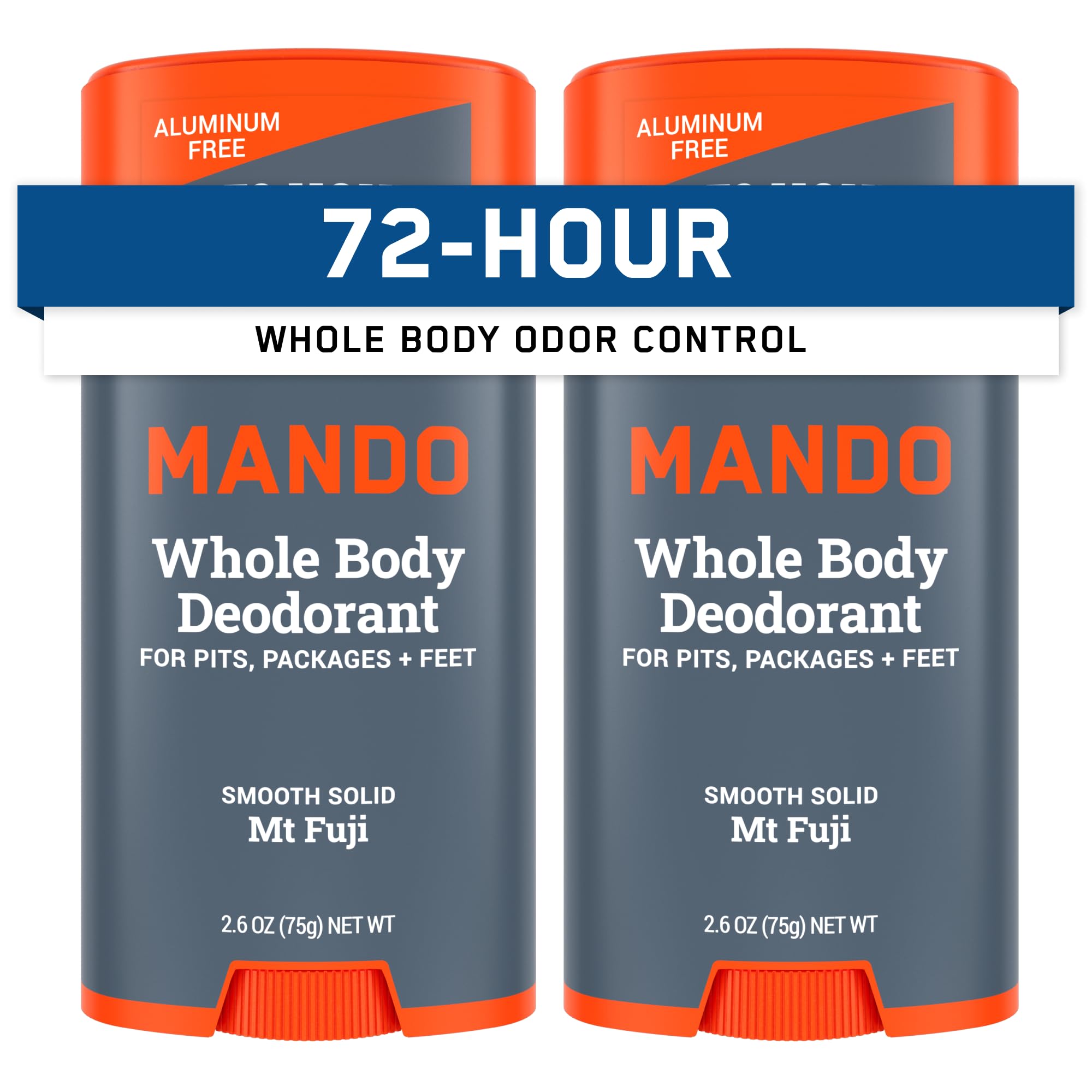 Mando Mt Fuji two-pack front view shows all-day odor control potential.