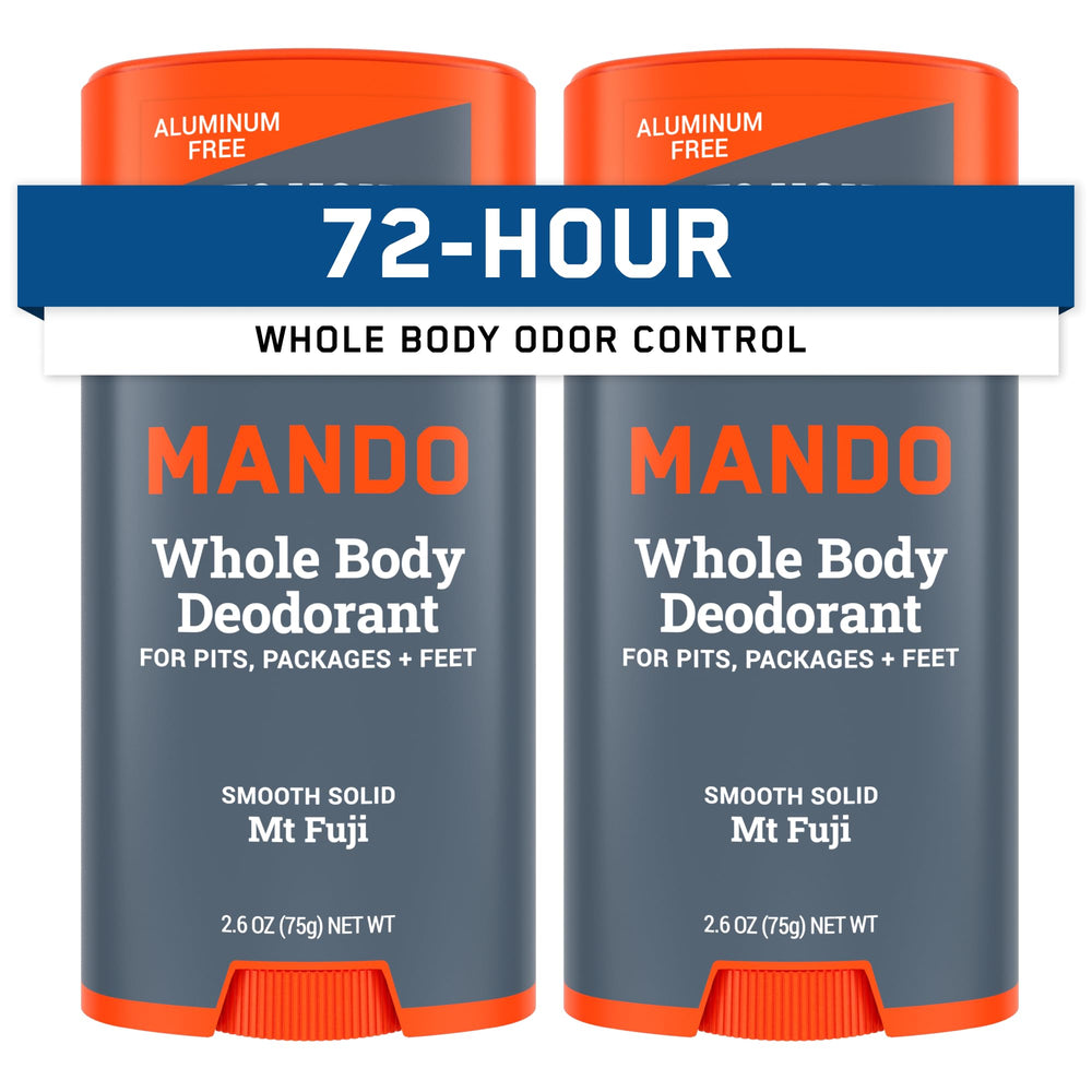 Mando Mt Fuji two-pack front view shows all-day odor control potential.