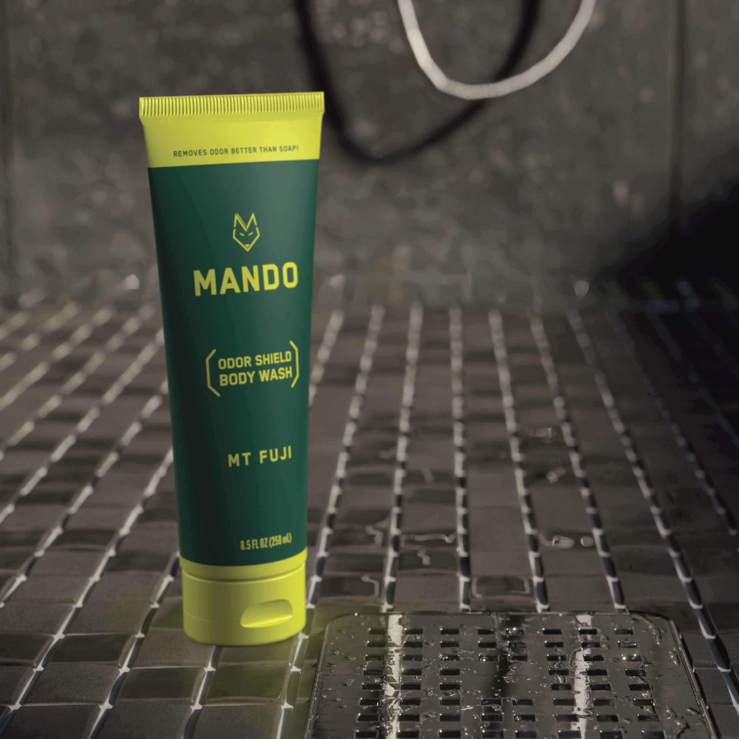 Mando Odor Shield Body Wash skin-safe formula supports odor prone areas without harsh chemicals.