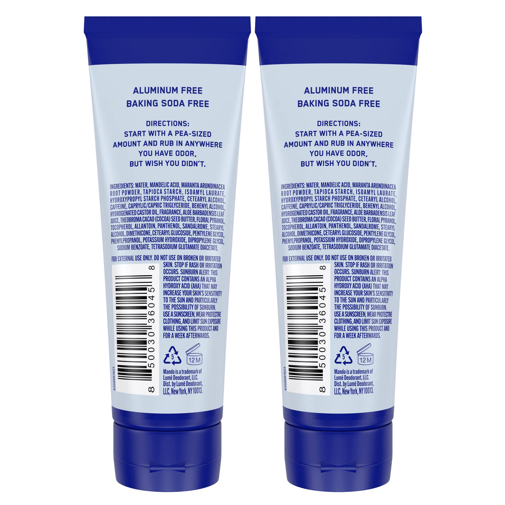 Mando Pro Sport label notes 72-hour odor control for long-lasting freshness.