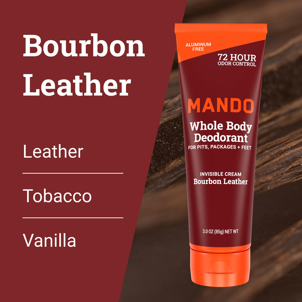 Mando skin-safe formula designed for sensitive areas and comfort.