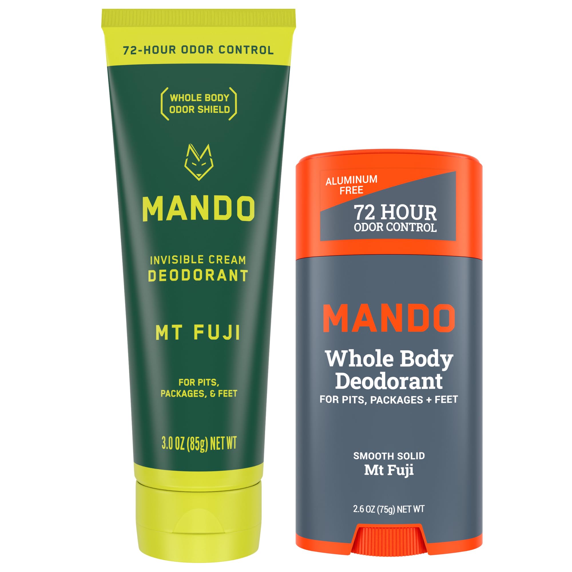Mando hypoallergenic skin-safe formula suitable for sensitive areas.