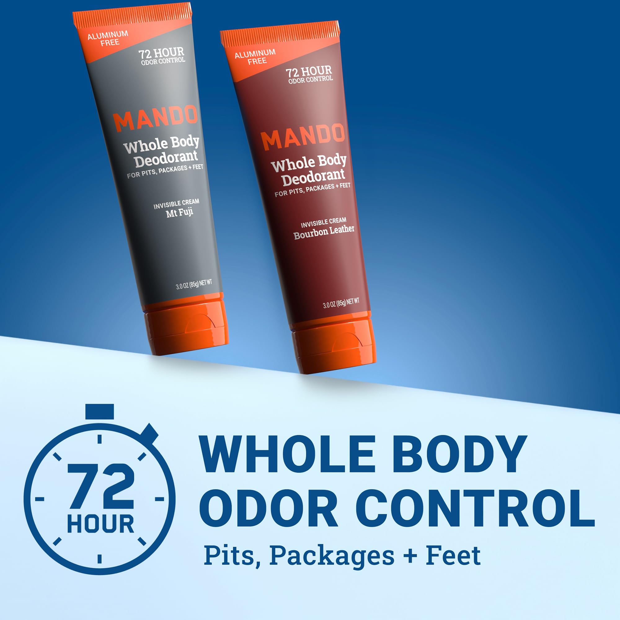 Mando Mount Fuji tube for long-lasting freshness and subtle scent.