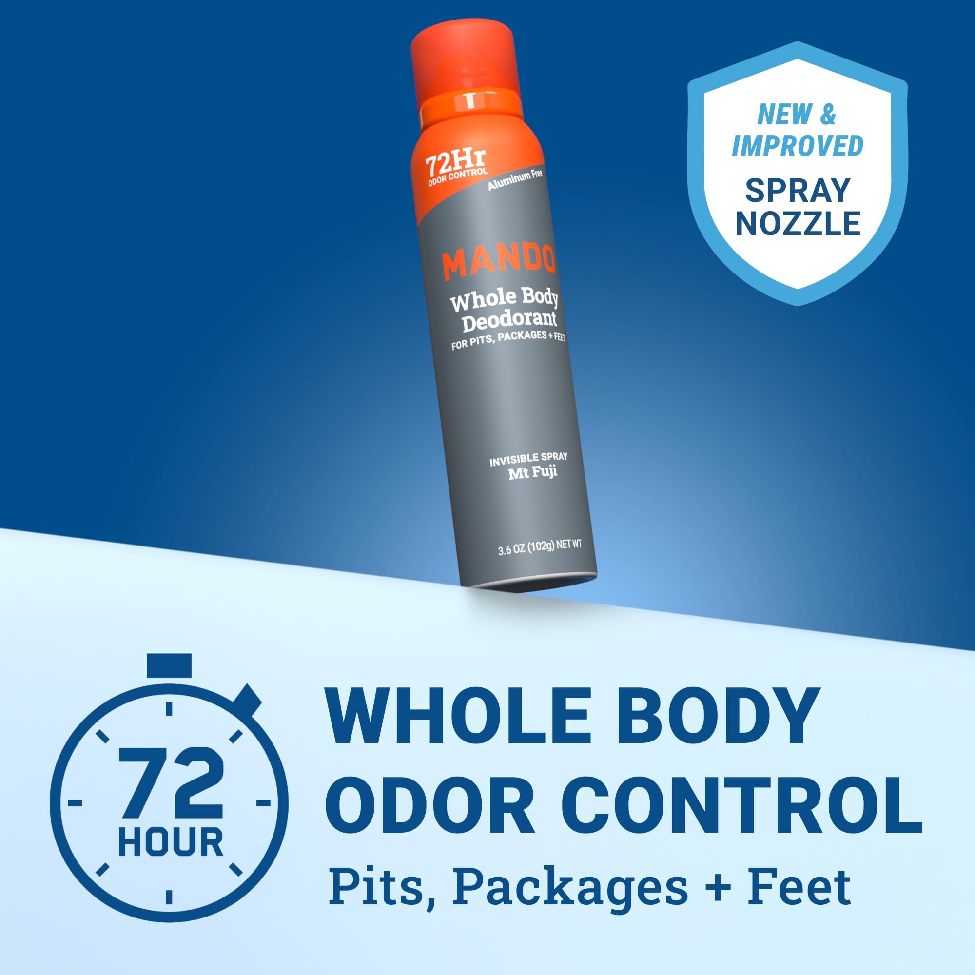 Mando Mt Fuji can side, aluminum-free formula for safe use