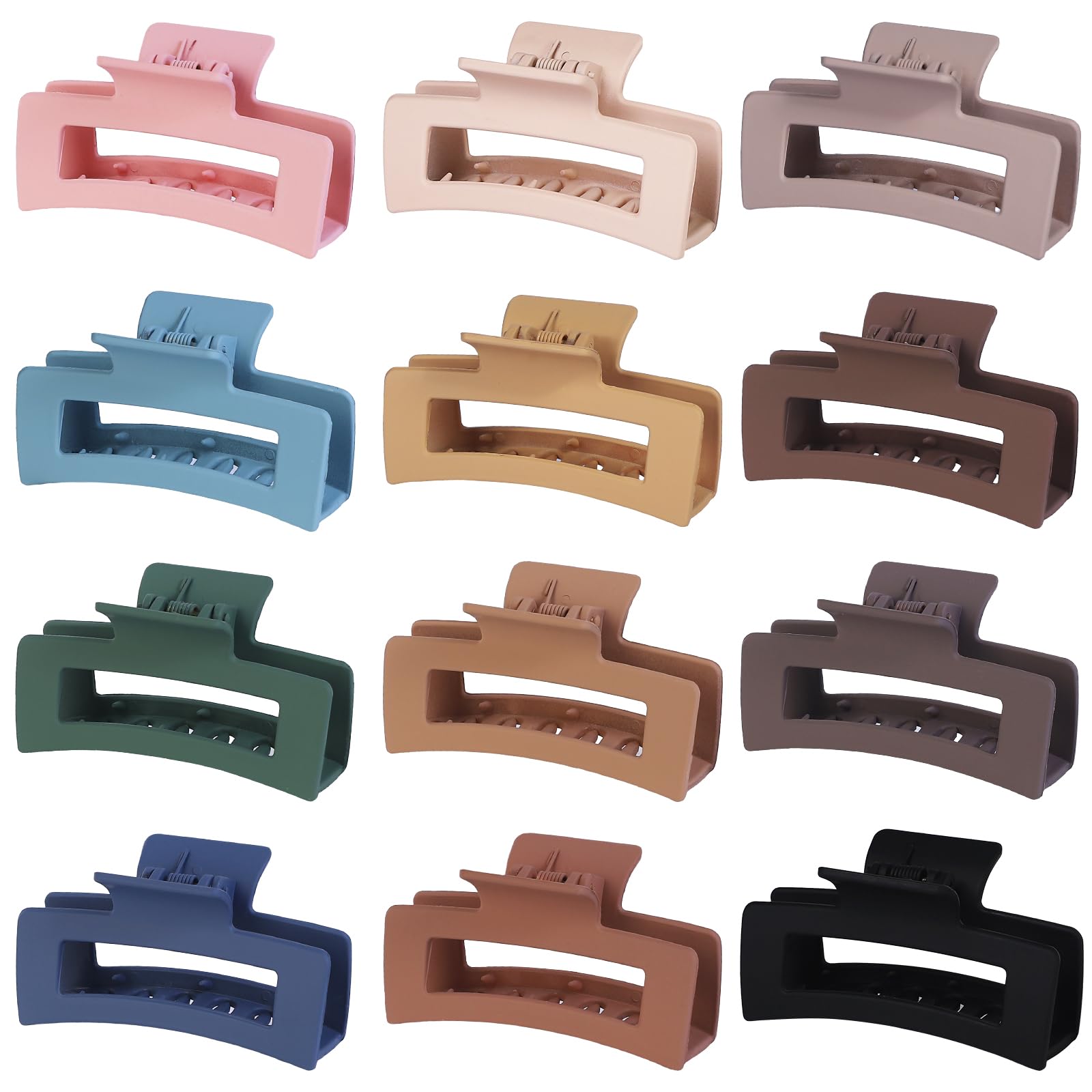 Mandydov hair claw clip close-up with non-slip matte finish for secure hold.