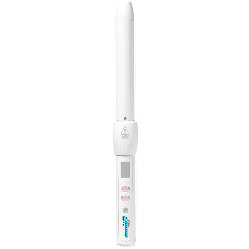 Mane 1 Inch Curling Wand barrel close-up with ceramic coating for smooth, frizz-free curls.