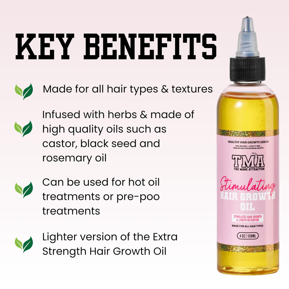 The Mane Attraction Hair Oil seal moisture image demonstrates how it locks in hydration and prevents breakage.