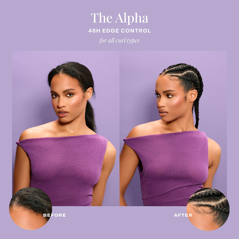 Ingredients highlight Pro-Vitamin B5 and Aloe support nourished edges