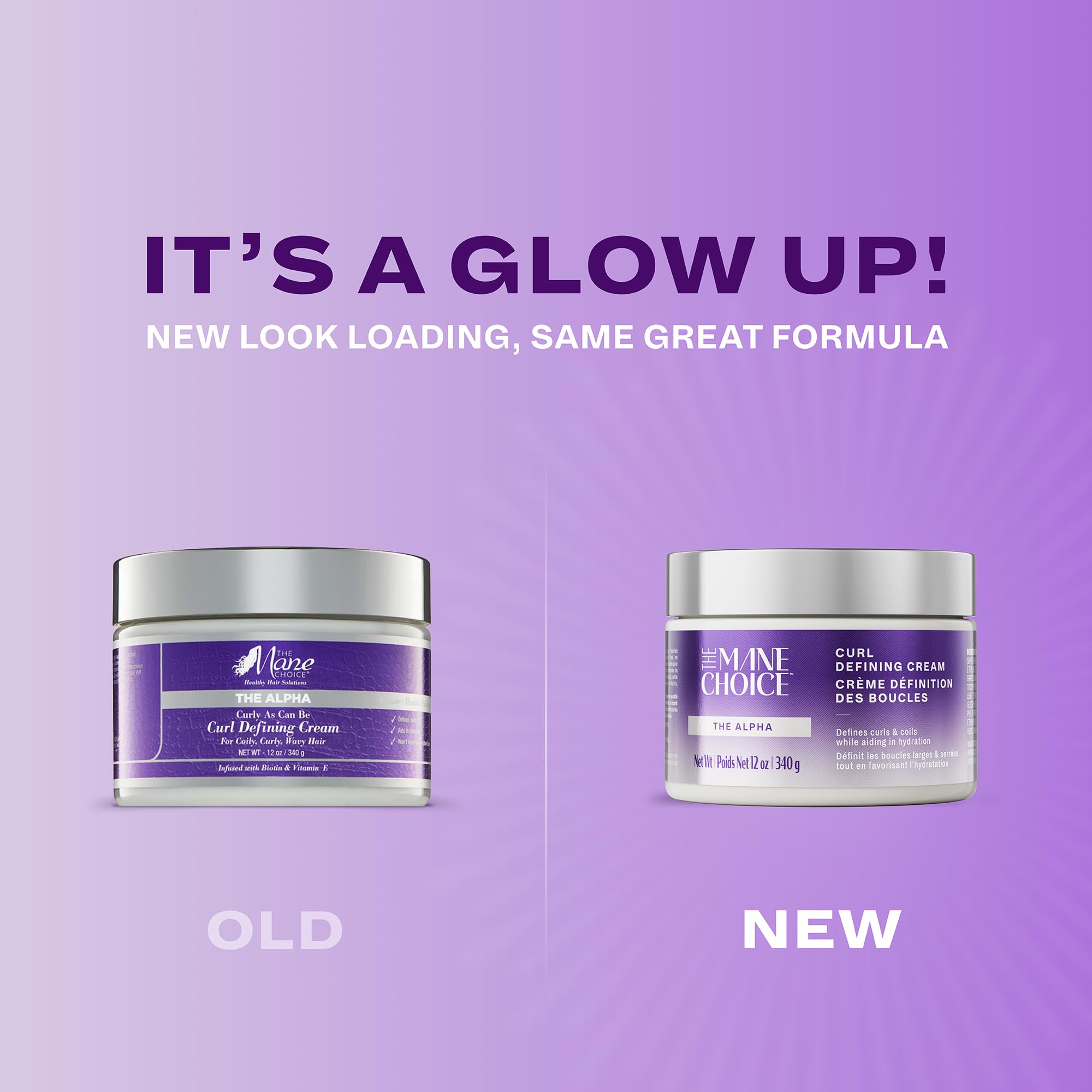 Applying The Mane Choice Alpha Curly Defining Cream to damp curls for smoothing.