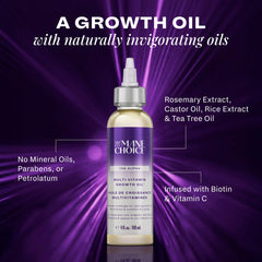 Rosemary-rich blend in Alpha Multi-Vitamin Scalp Oil highlights natural ingredients.