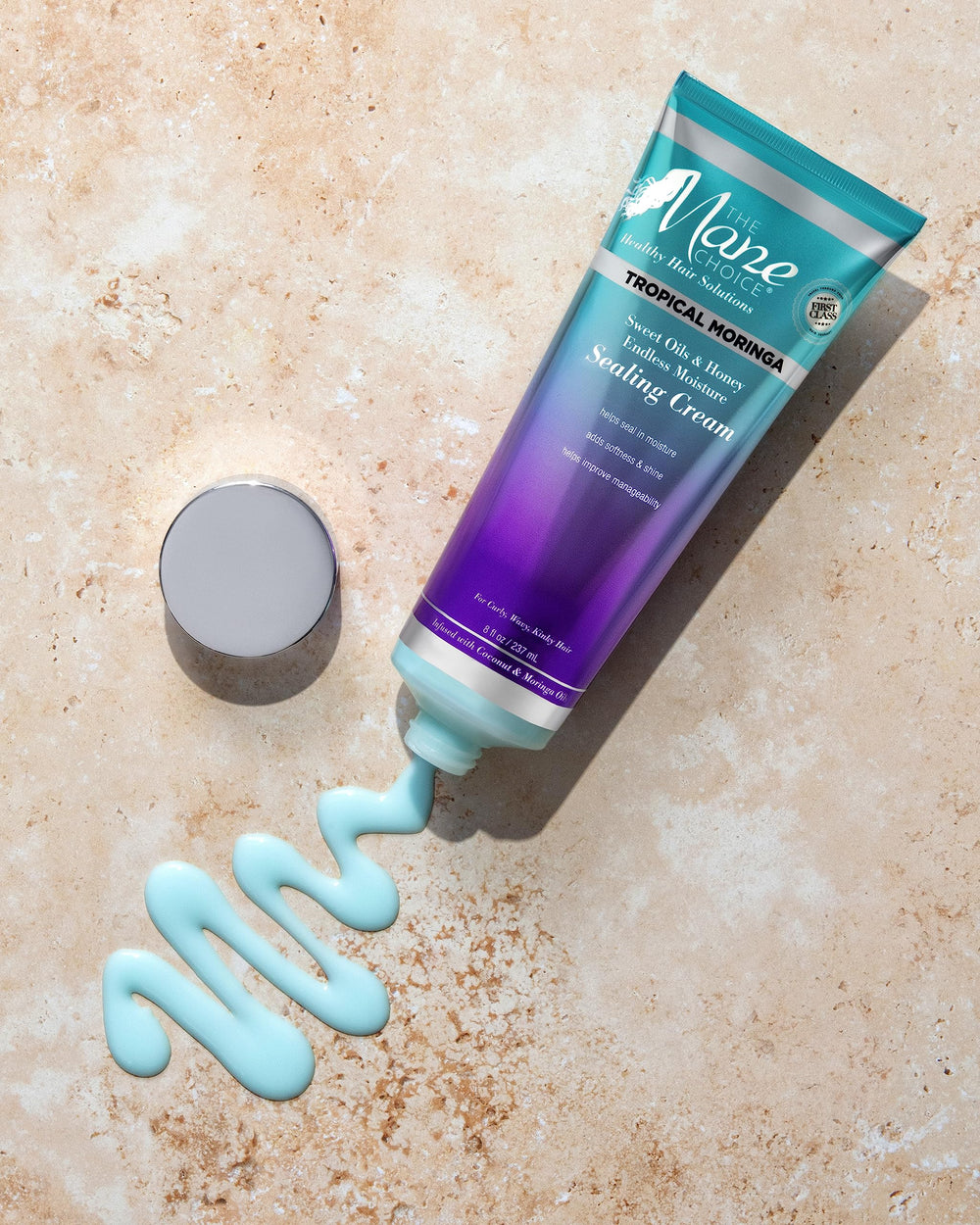 The Mane Choice packaging highlights sulfate- and paraben-free formula for safe daily use