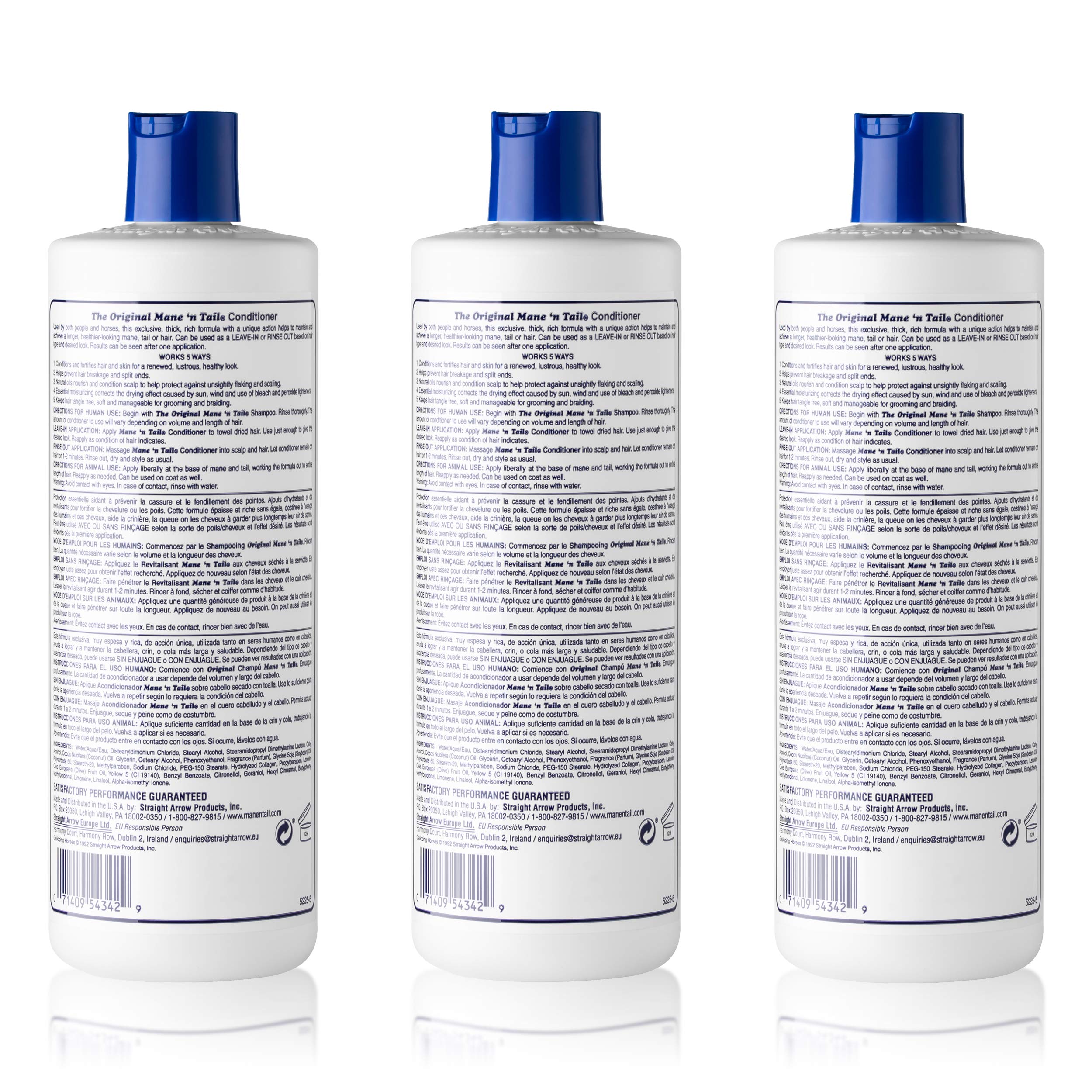 mane-n-tail-conditioner-application-hair demonstrates detangling and frizz control