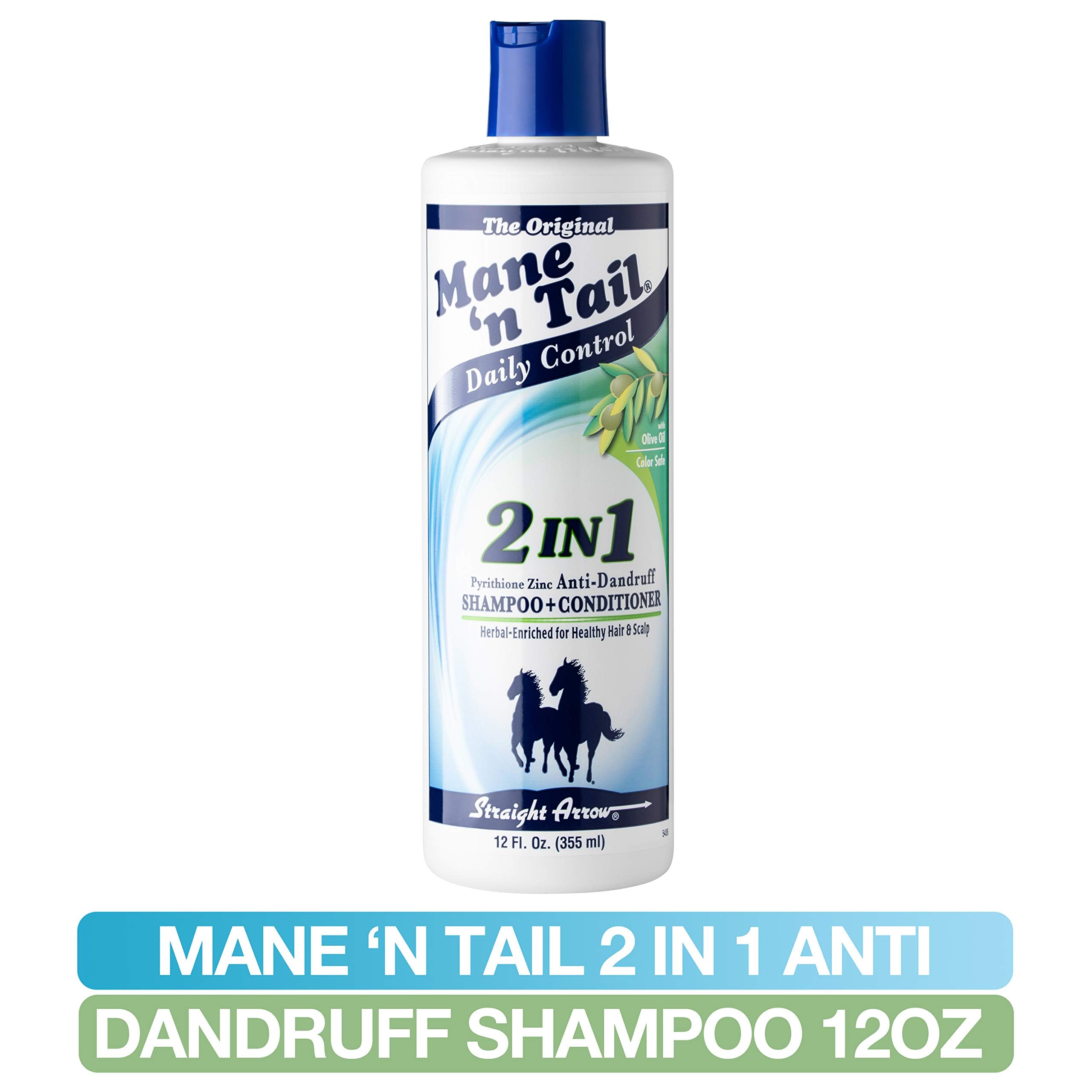 Mane 'n Tail Daily Control back-label highlights ingredients.