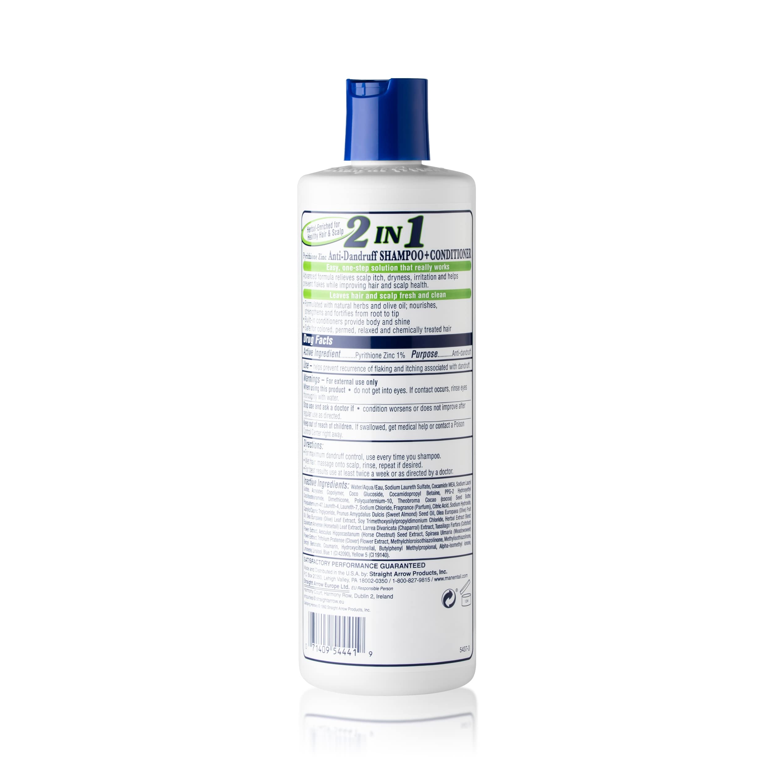 Mane 'n Tail Daily Control rich lather during wash.