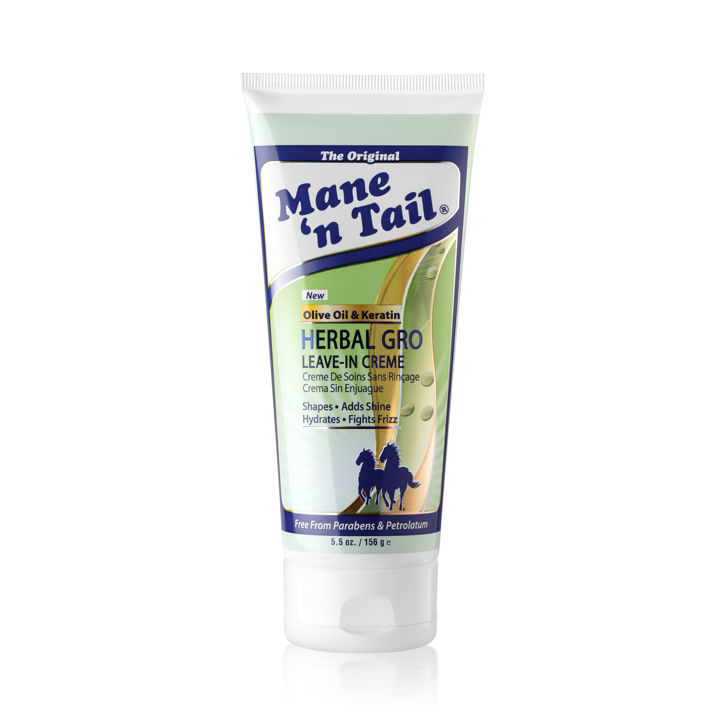 Mane 'n Tail Herbal Gro: empaque del producto para mayor volumen y brillo.