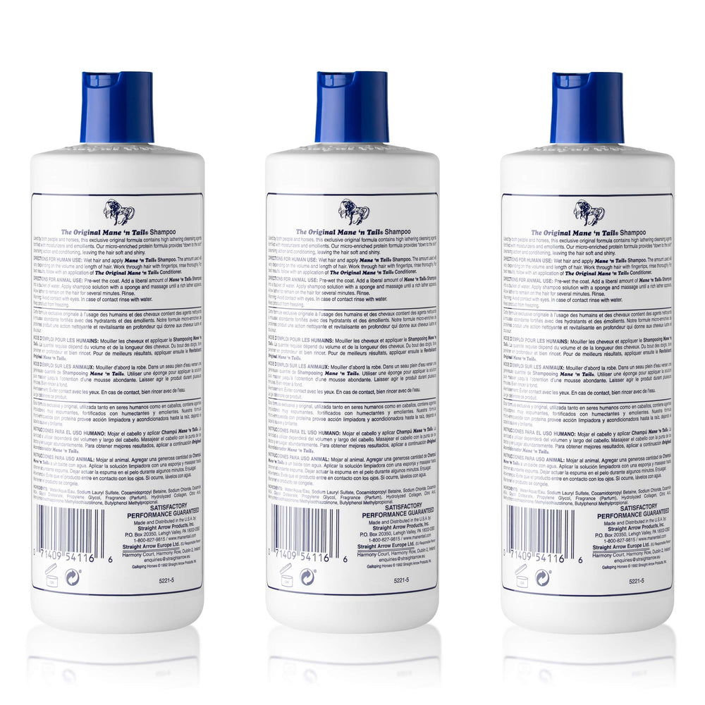 Mane 'n Tail Original Formula close-up shows smoother, shinier hair
