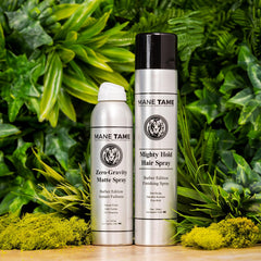 Mane Tame Zero-Gravity spray mist for targeted volume application
