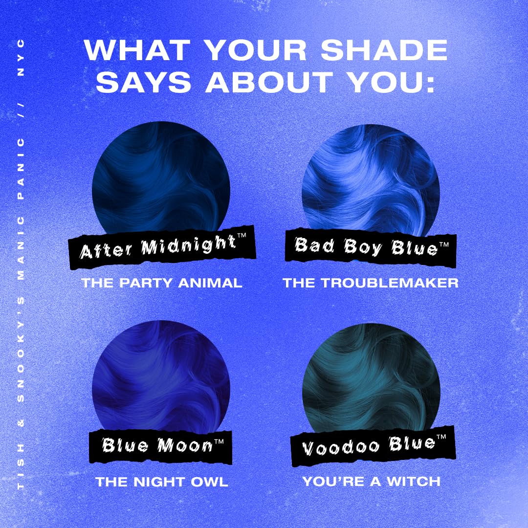 Blue Moon application gloves demonstrate clean dyeing process