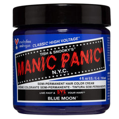 MANIC PANIC Blue Moon bottle ready for vibrant color application