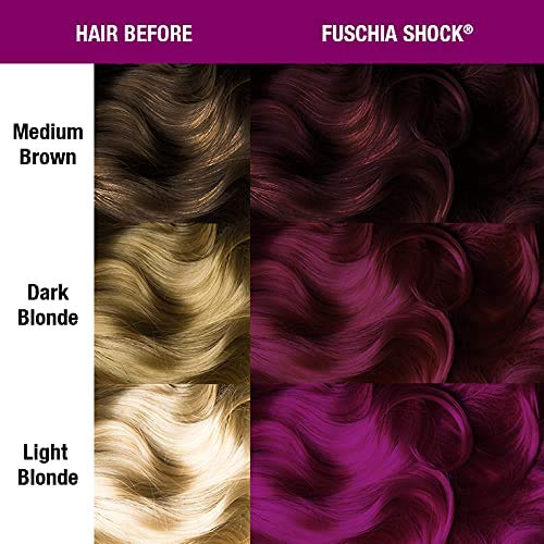 MANIC PANIC Classic Fuschia Shock mixing bowl for custom shade creation.