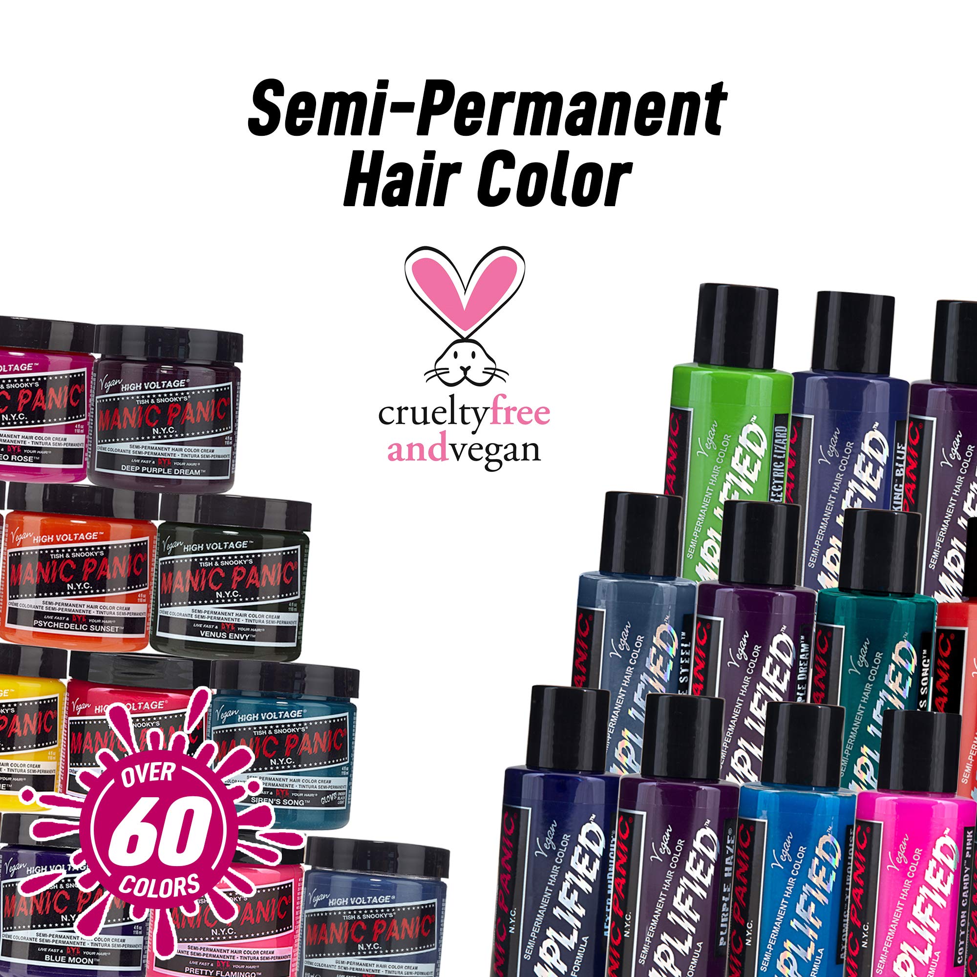MANIC PANIC Classic Fuschia Shock reseal tub supports repeated color projects.