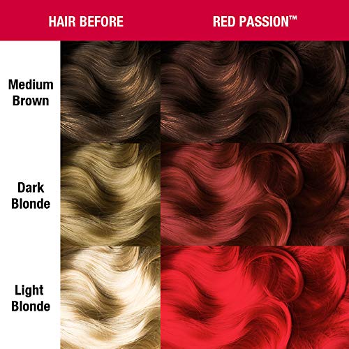 MANIC PANIC Classic Red Passion mixing with other shades for personalized color outcomes.