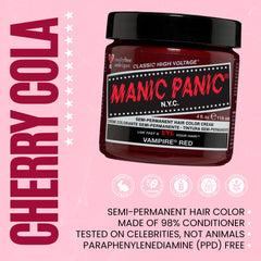 MANIC PANIC Classic Vampire Red color-mix swirl for creating custom shades.