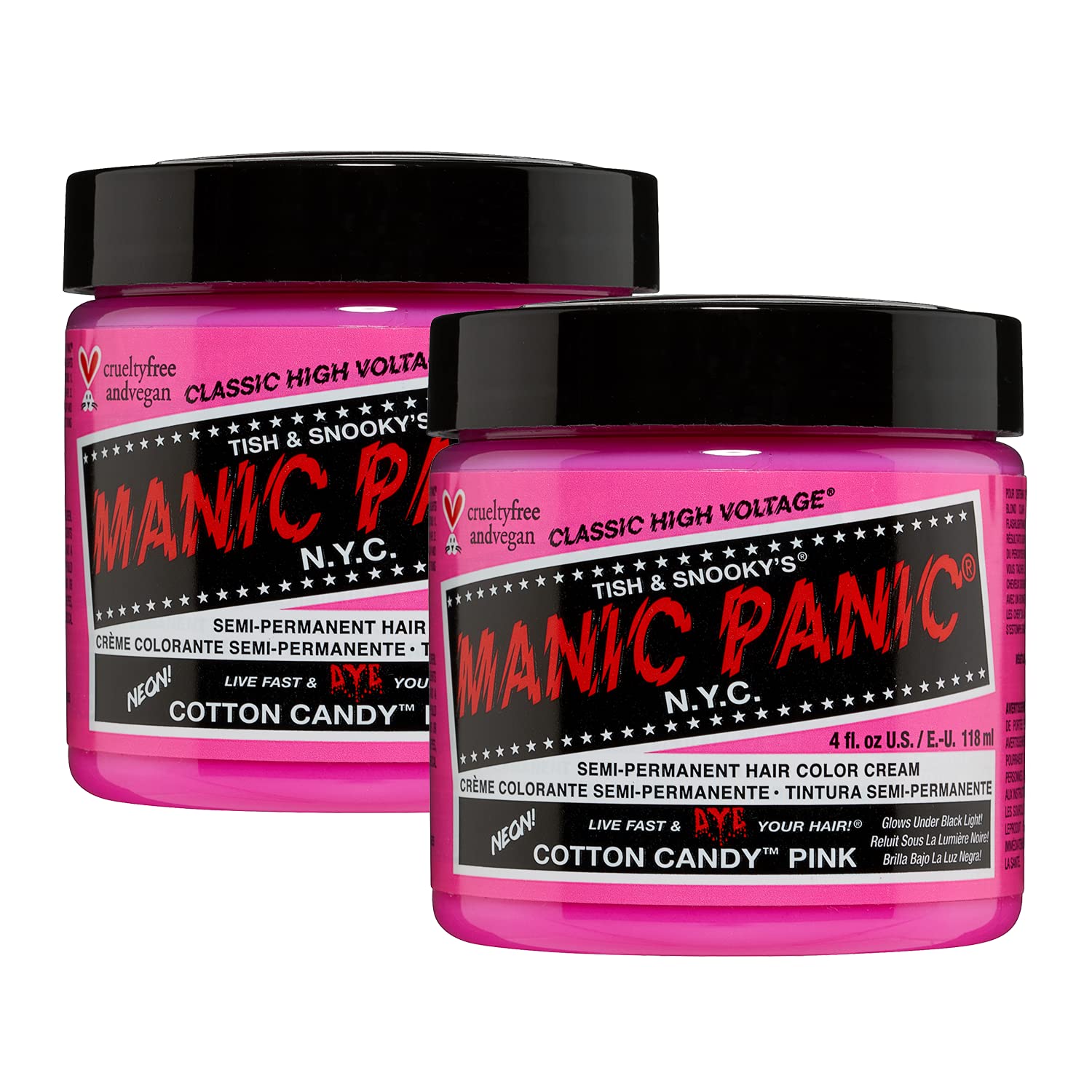 MANIC PANIC Cotton Candy Pink bottle delivers bold DIY color
