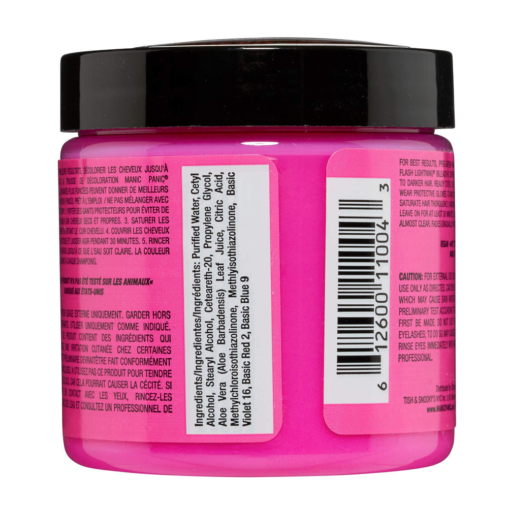 MANIC PANIC Cotton Candy Pink tub for easy reseal and reuse