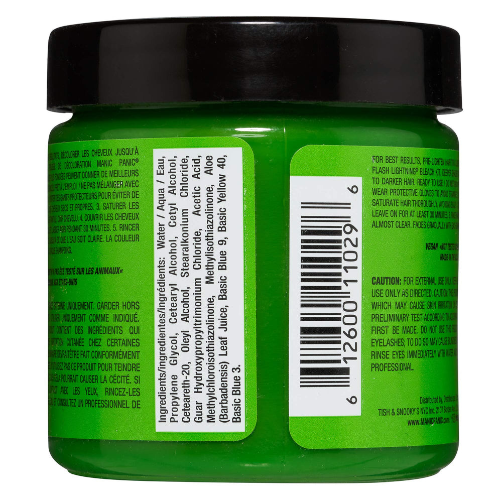 MANIC PANIC Electric Lizard on hair application demonstrates quick, even coverage for salon or home use