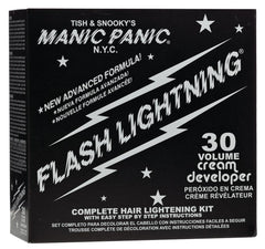 MANIC PANIC Flash Lightning bleach powder for dust-free, even lift on dark hair