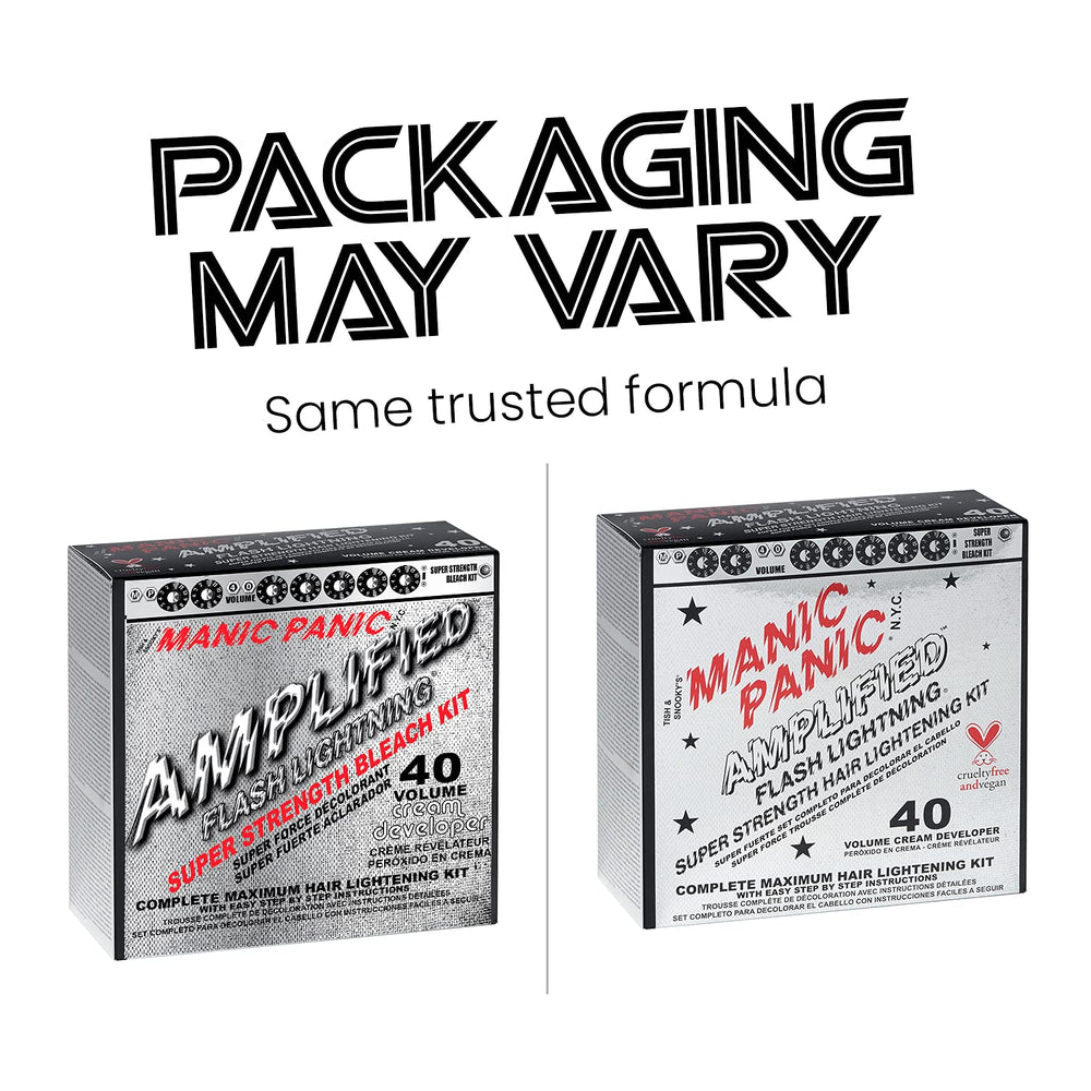 MANIC PANIC Flash Lightning 40-volume developer for maximum lift on dark hair