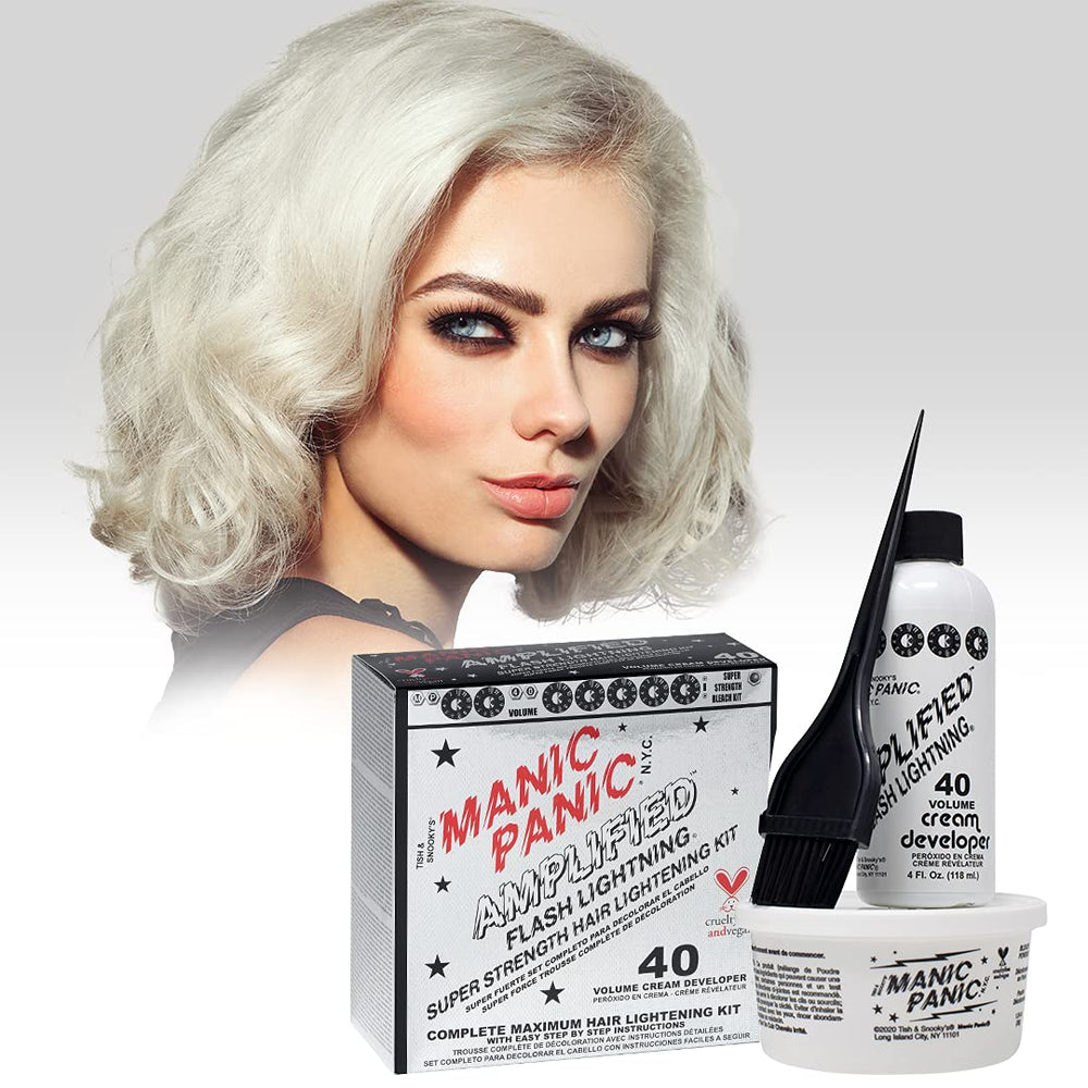 MANIC PANIC Flash Lightning gloves for safe at-home bleaching sessions