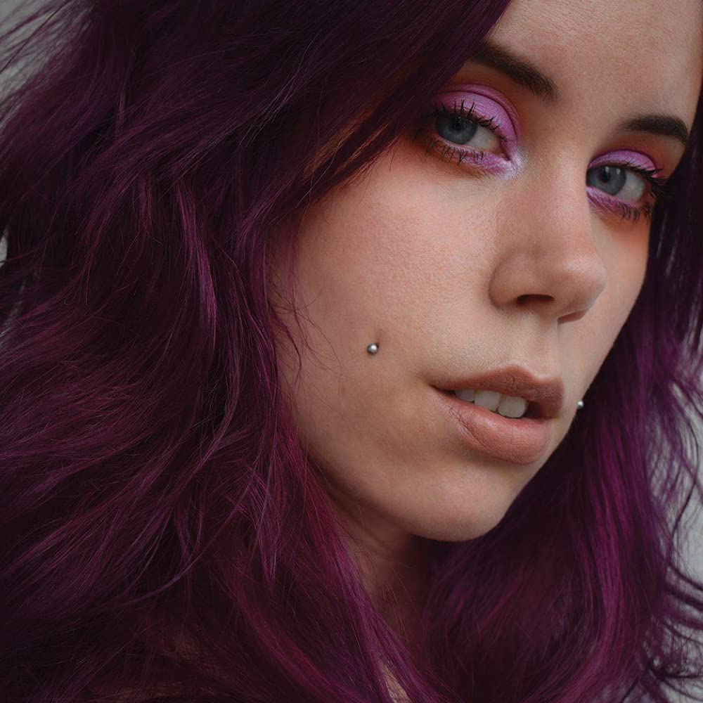 MANIC PANIC Fuschia Shock semi-permanent color contained in resealable tub.
